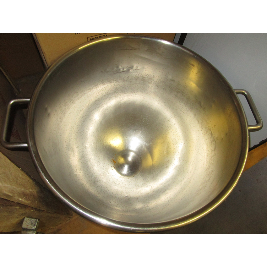 60 Quart Stainless Steel Bowl for Hobart S601 Mixer, Excellent Condition image 3