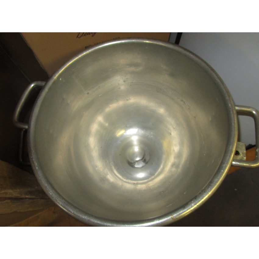 30 Quart Bowl Modified to Fit Hobart S601 Mixer, Used Very Good Condition image 2