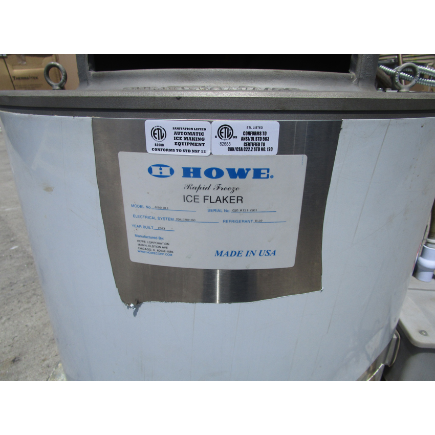 Howe 4000-RLE Ice Flaker Maker, Good Condition image 3