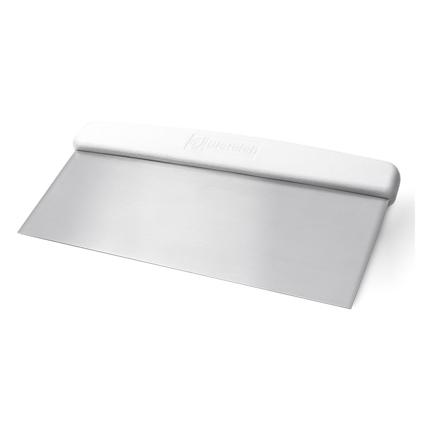 Stainless Steel Dough Scraper 10" x 3.5" image 1