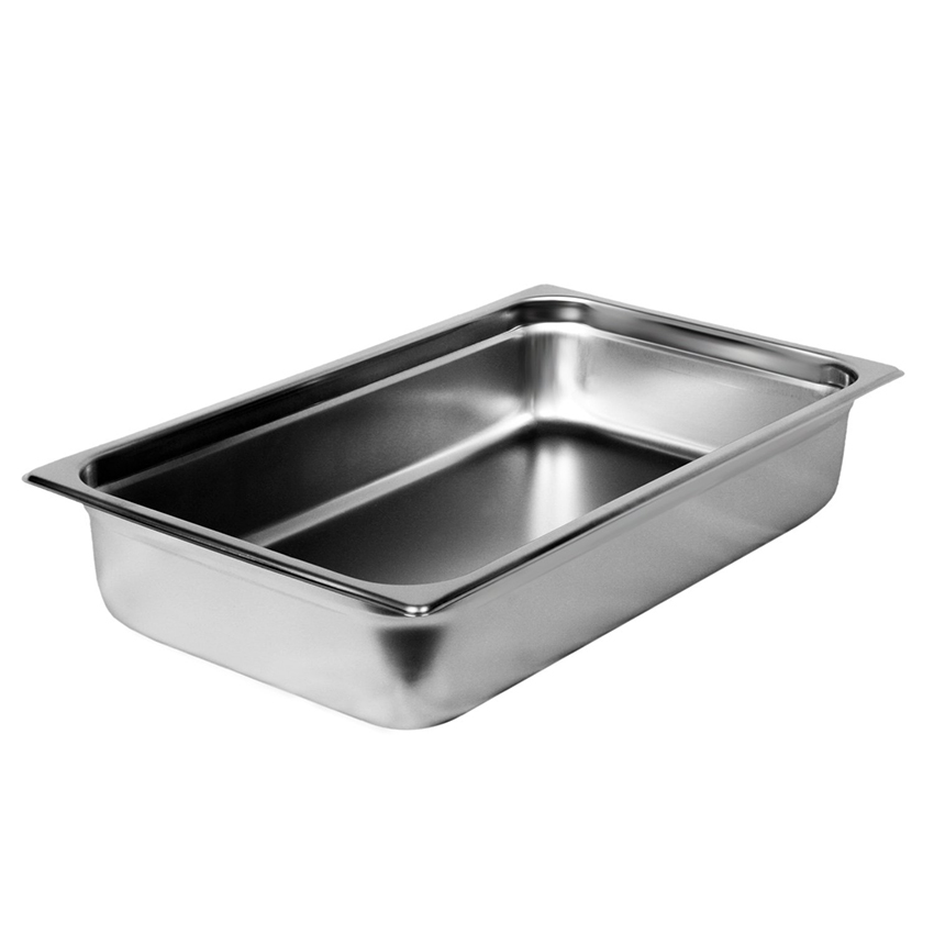 Steam-Table Pan, Stainless, Full Size (12-3/4" x 20-3/4") x 2-1/2" High, 22 Gauge image 1