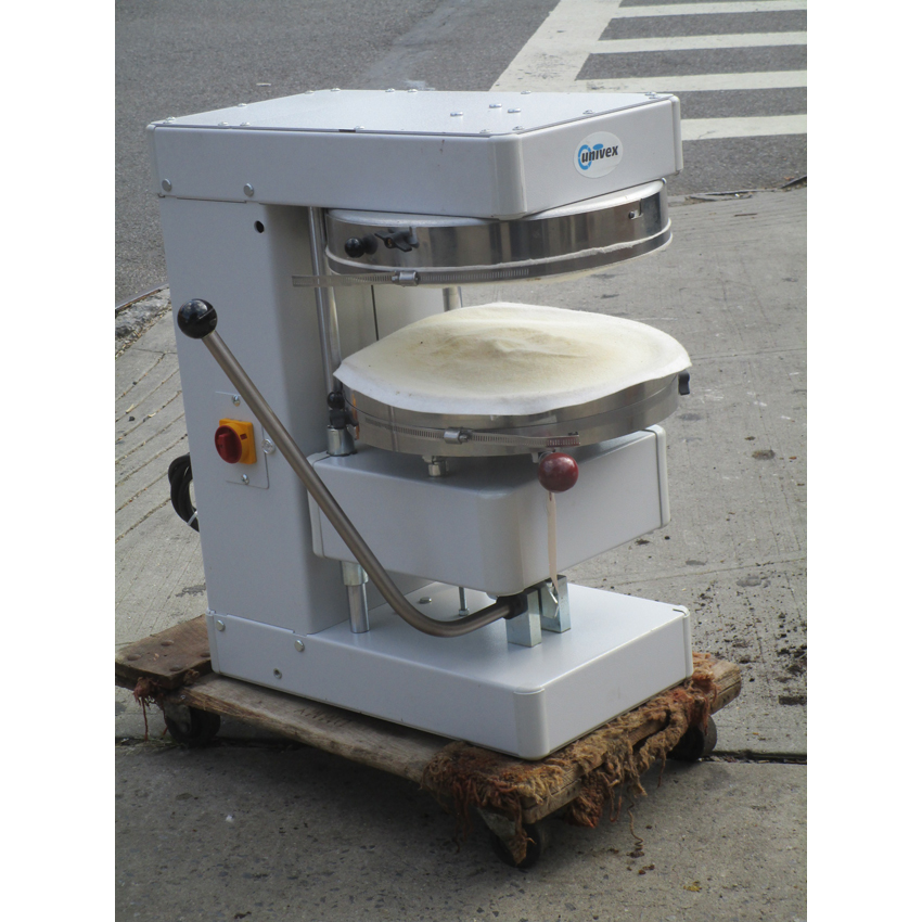 Univex SPZ40 Pizza Dough Spreader / Rounder w/ 15.75" Ring, Used Excellent Condition image 2