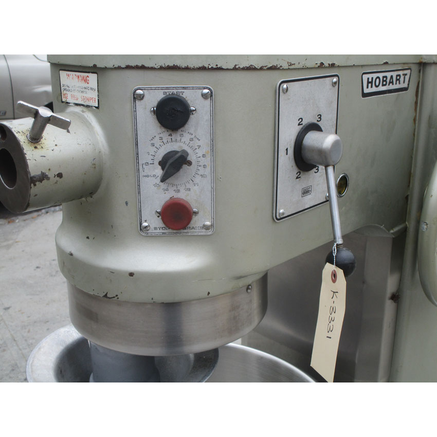 Hobart 80 Quart L800 Mixer, Very Good Condition image 1