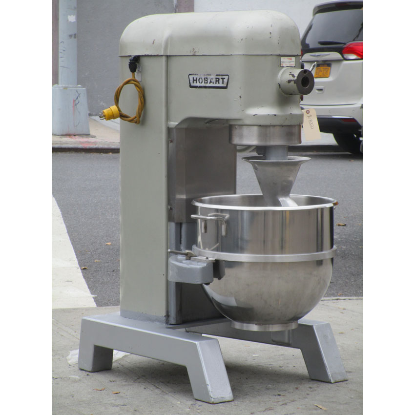 Hobart 80 Quart L800 Mixer, Very Good Condition image 2