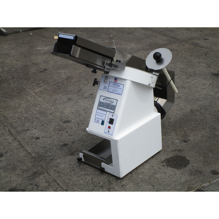 Oliver Bagel Slicer 702N, With Return Slide, Used Excellent Condition image 3
