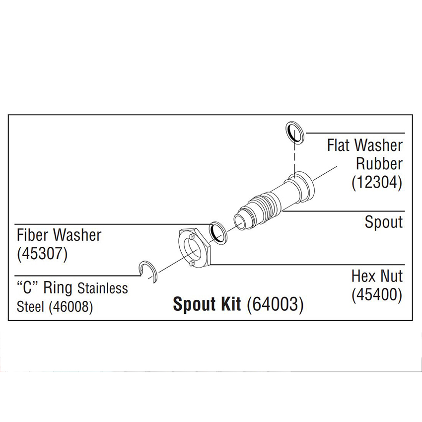 Cambro Flat Washer for Plug image 1