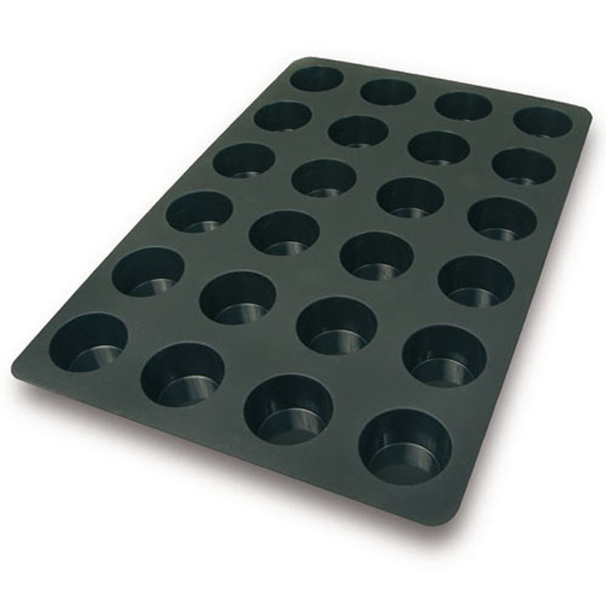 Silikomart 16" x 24" Mold, Muffin 4 Oz, 24 Cavities 2-3/4" Dia x 1-1/2" Deep image 3