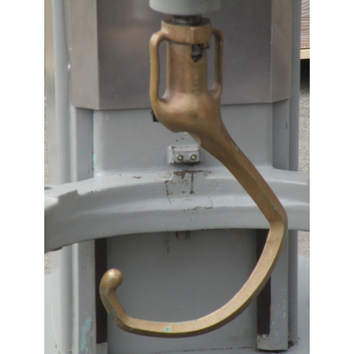 Brass / Bronze 60 Quart Dough Hook For Hobart H600 Mixer, Used Excellent Condition image 1