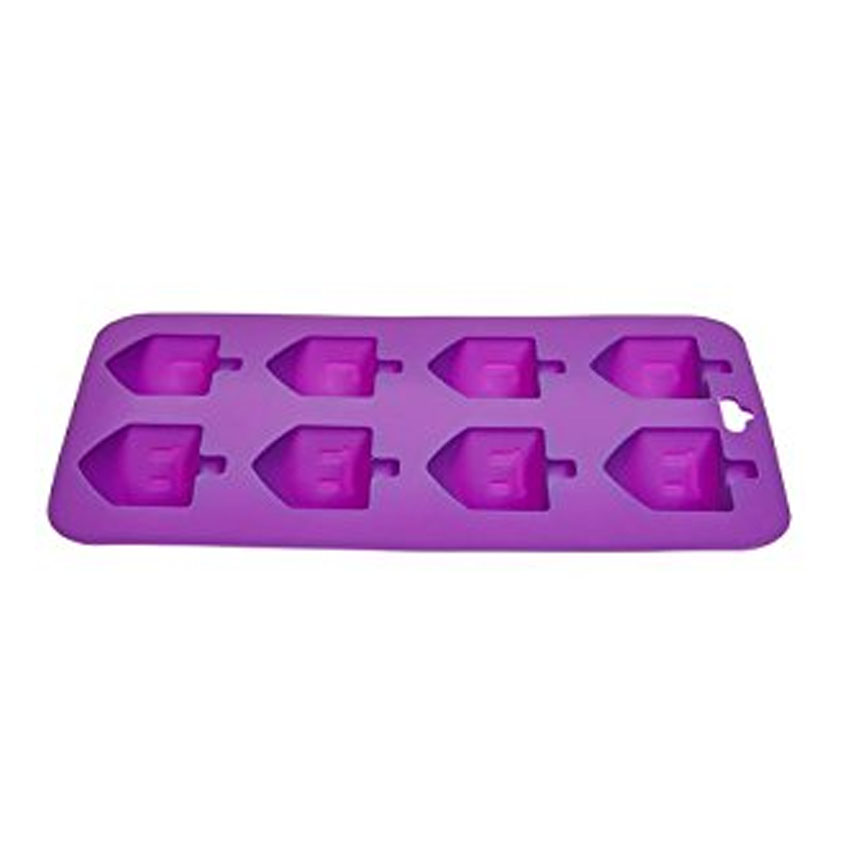 Dreidel Silicone Mold, 8 Cavities image 1