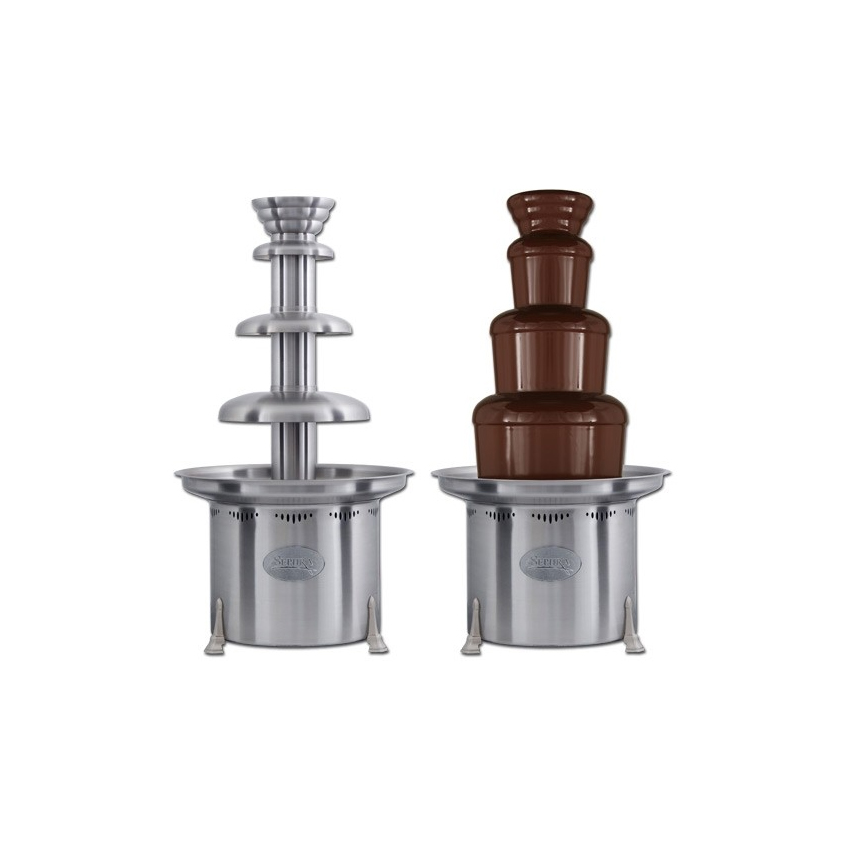 Sephra Montezuma Commercial Chocolate Fountain, 34" Brushed Stainless image 1