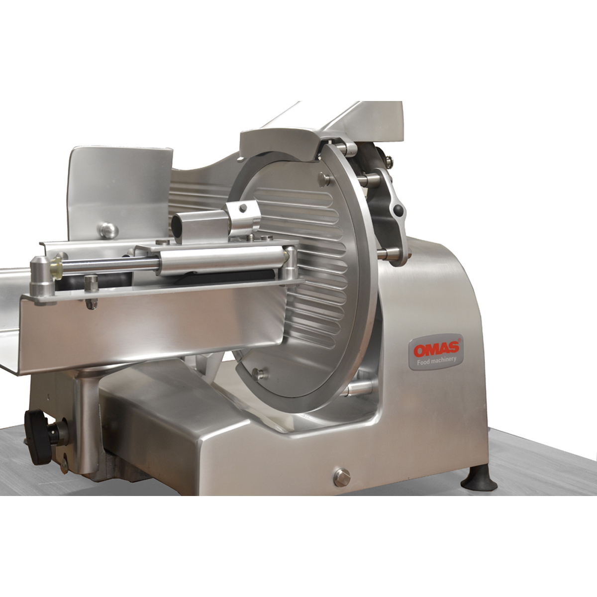 Omcan 44006 12 5/16" Horizontal Gear-Driven Slicer 110V, 0.40 HP image 5