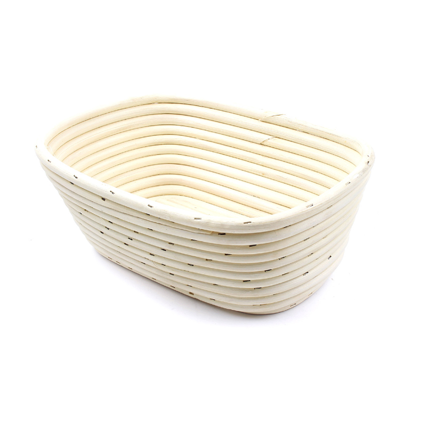 Vollum Brotform Oval Proofing Basket 10" x 7" x 3.5" High, 1 lb image 2