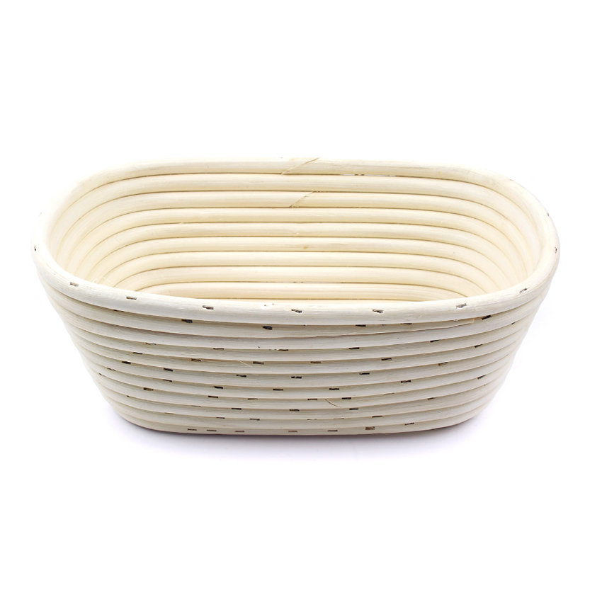 Vollum Brotform Oval Proofing Basket 10" x 7" x 3.5" High, 1 lb image 3