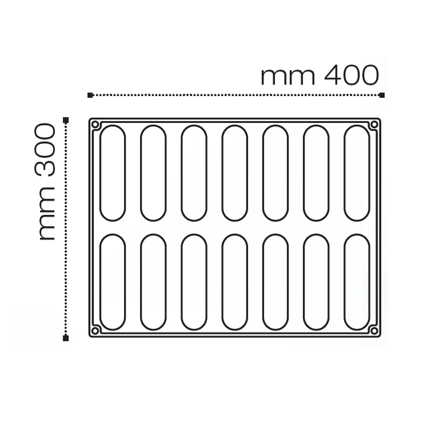 Bachour by Pavoni Silicone Mold, CONFY, 128mm x 30mm x 28mm H, 14 Cavities image 4