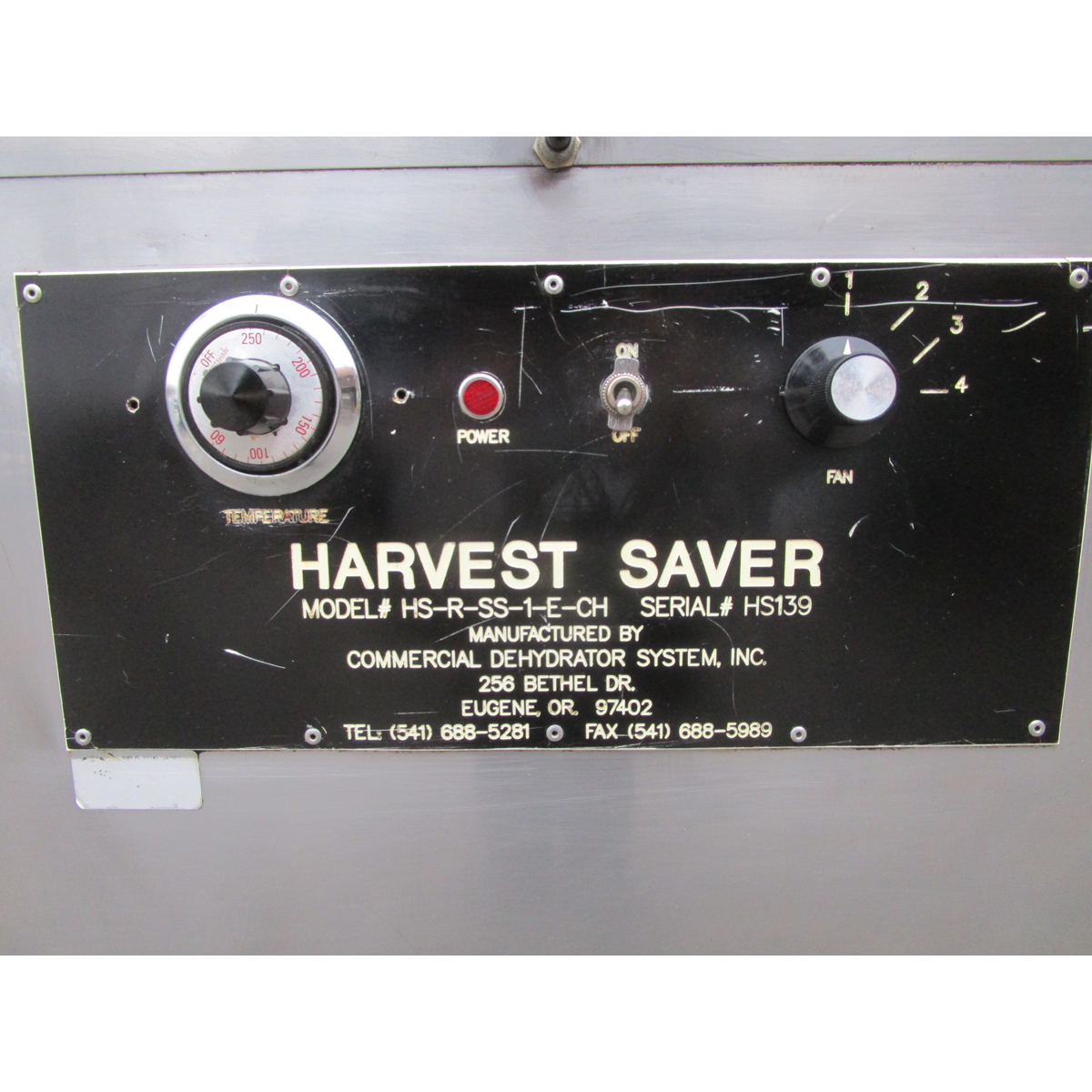 Harvest Saver HR-R-SS-1-E-CH Dehydrator, Good Condition image 5