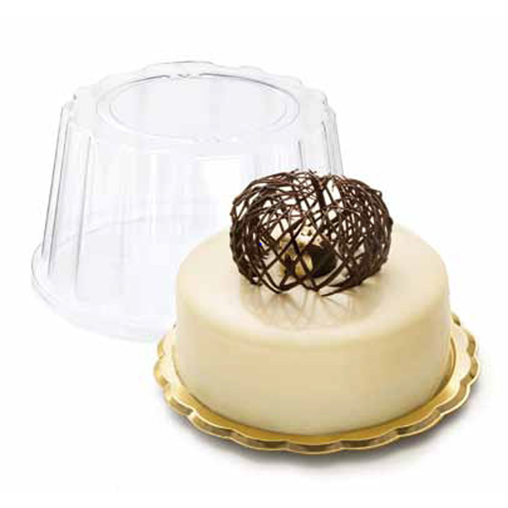 Alcas Round Mini Medoro Tray, Gold, 12 cm (4.72") - Pack of 10 image 2