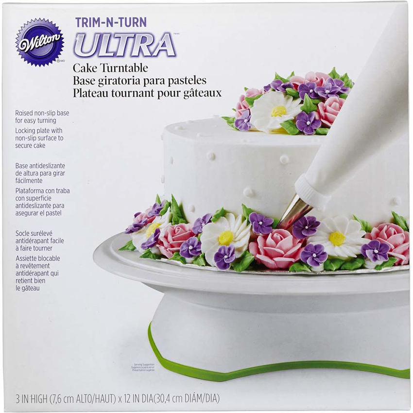 Wilton 307301 Trim N Turn Ultra Cake Decorating Base Cake Turntables