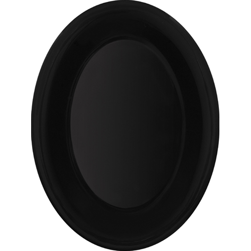 Melamine Platter, Oval, Black Elegance Series image 1