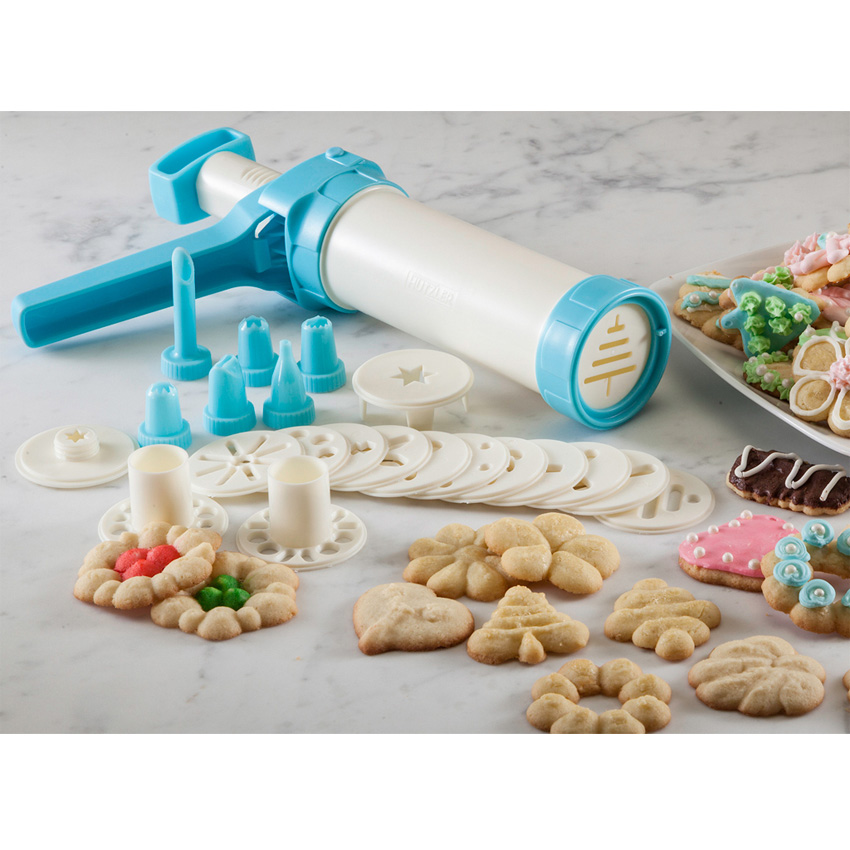 Hutzler Easy Action Cookie Press & Food Decorator image 3