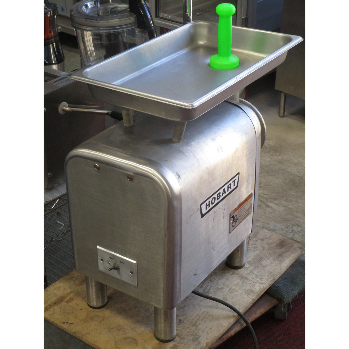 Hobart 4812 Meat Grinder, Used Great Condition Butcher Equipment