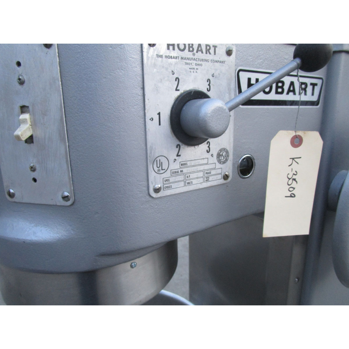 Hobart 60 Quart H600 Mixer, Excellent Condition image 3