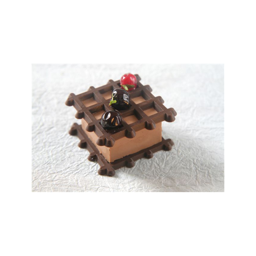 Flexible Chocolate Mold: Waffle image 3