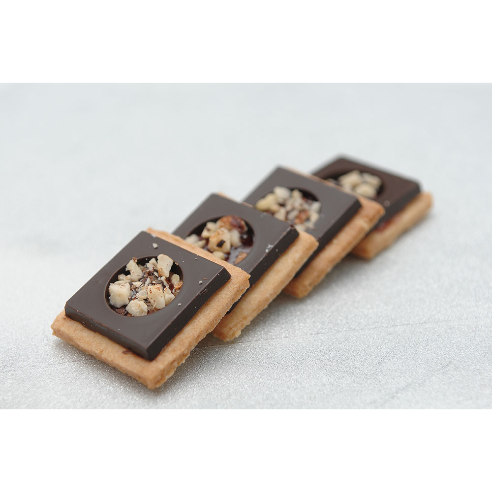 Flexible Chocolate Mold: Square & 3-Point Shape, 10 Plus 10 Cavities image 1