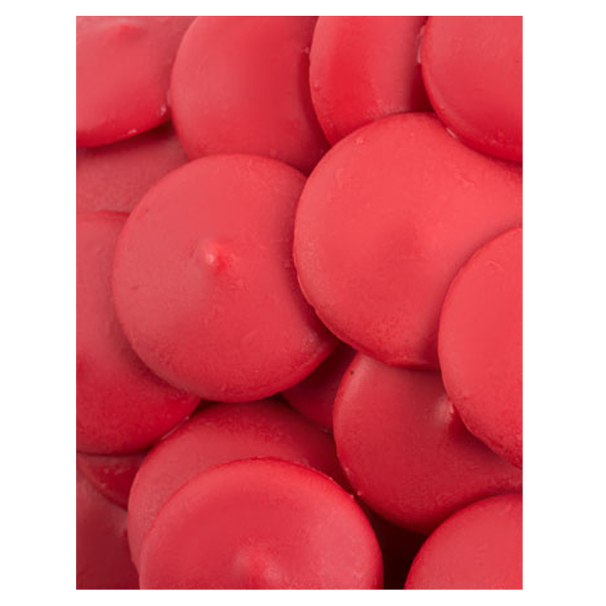 Red Vanilla Flavored Candy Wafers, 12 Oz. Edible Chocolate