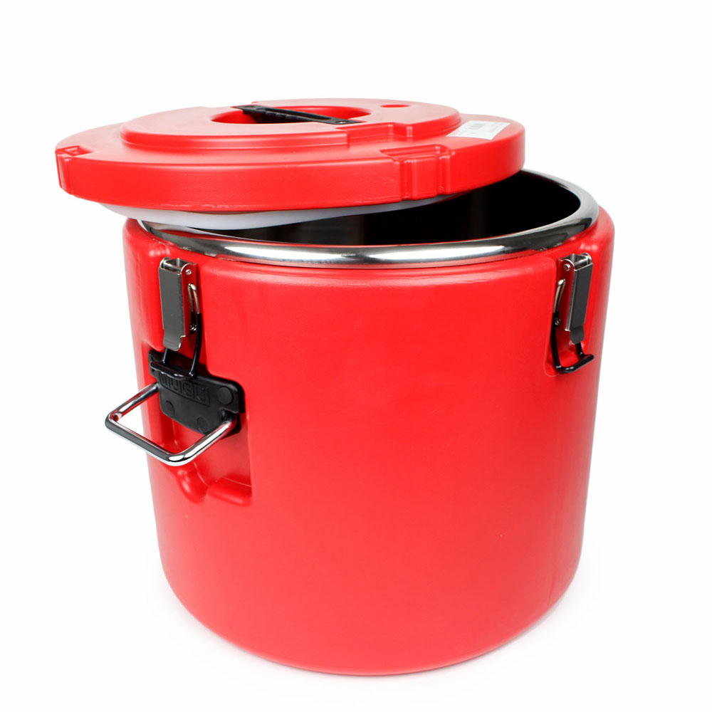 Vollum Red Insulated Container with Stainless Steel Interior, 30 Liter image 2