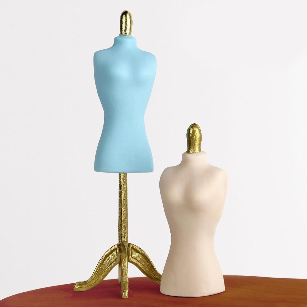 Katy Sue Designs Mannequin Silicone Mold Fashion Fondant Molds