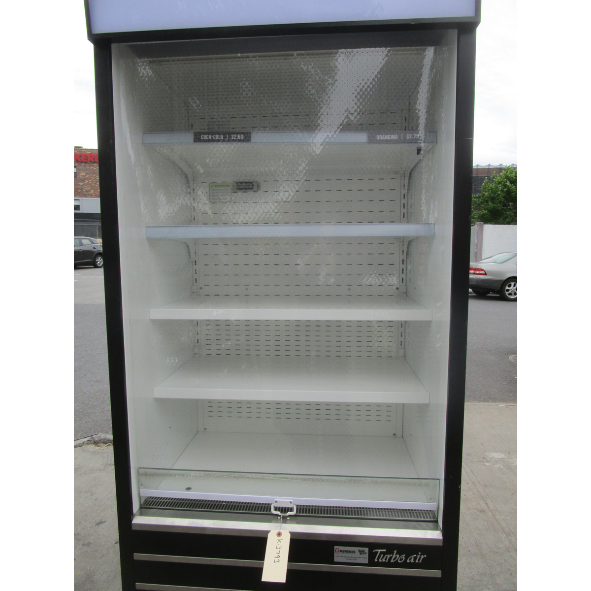 Turbo Air TOM-36E Open Refrigerator, Used Great Condition image 3