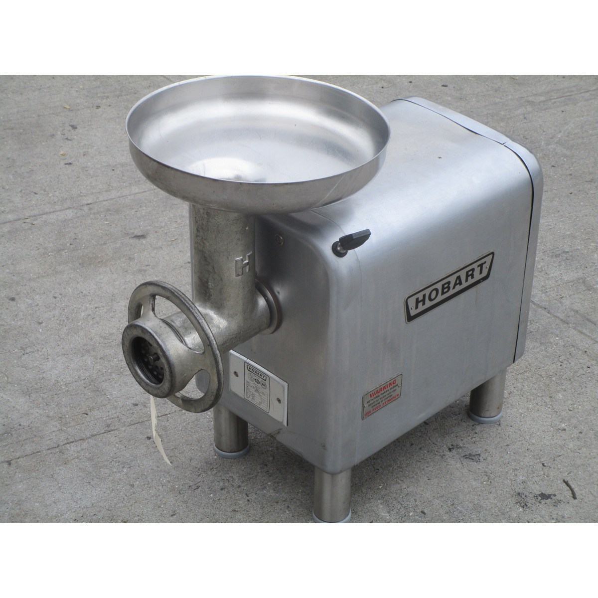 Hobart 4812 Meat Grinder, Used Very Good Condition Butcher Equipment