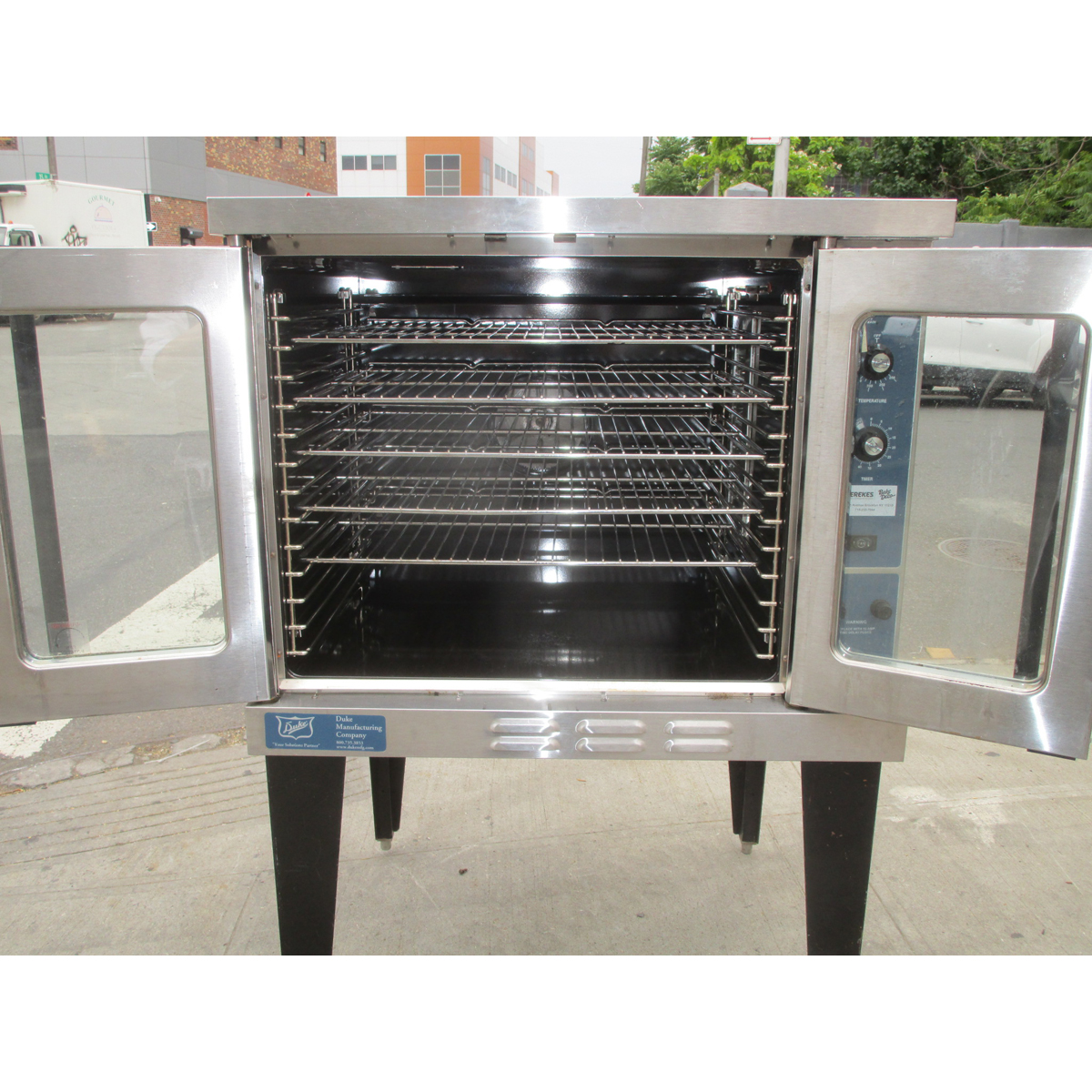 Duke 613E Full Size Electric Convection Oven, Used Excellent Condition image 2