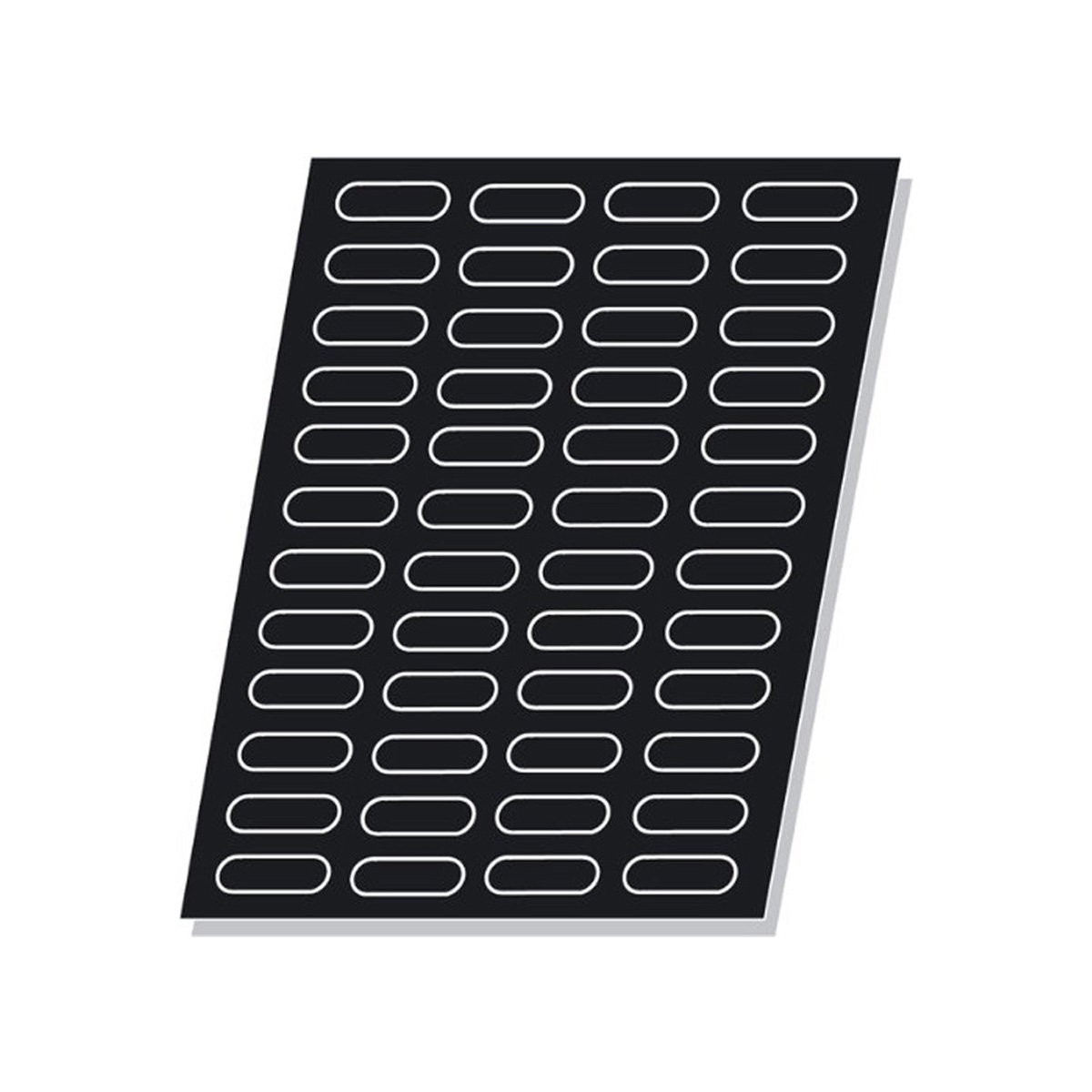 Demarle Flexipan Air Perforated Mat, Mini Eclair 0.5 Oz (15 ml), 48 Cavities image 1