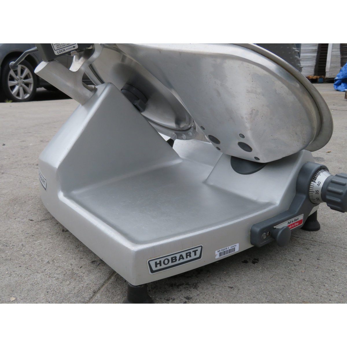 Hobart 2812 120V Manual Meat Slicer 1/2 HP, Used Great Condition image 2