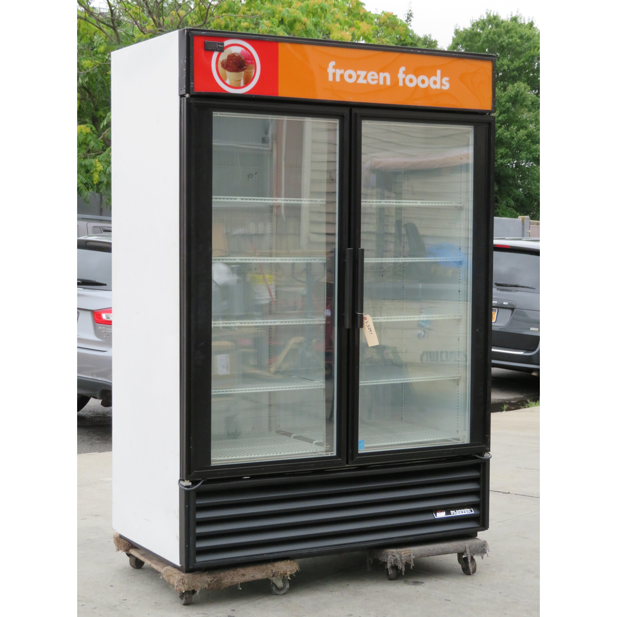 True 2 Door Freezer Model # GDM-49F, Used Great Condition image 1