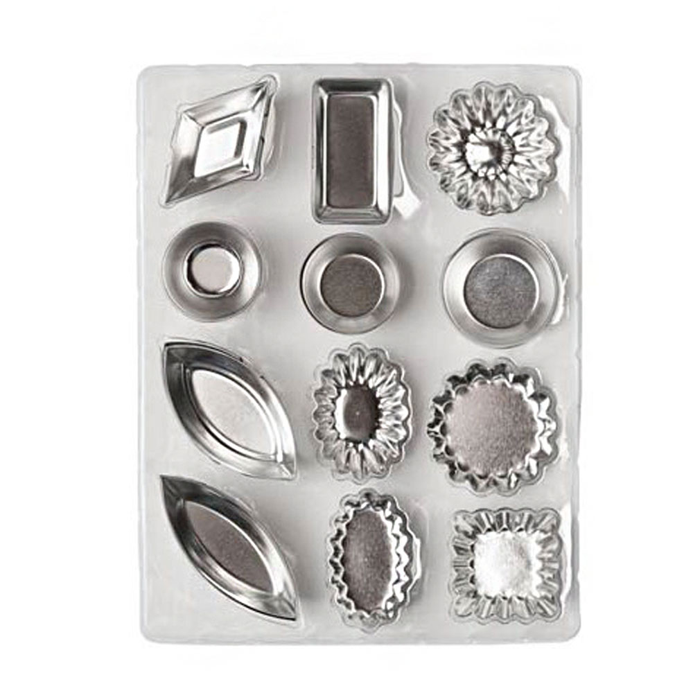 Ateco Tartlet Mold Tinplate 72-Piece Set image 1