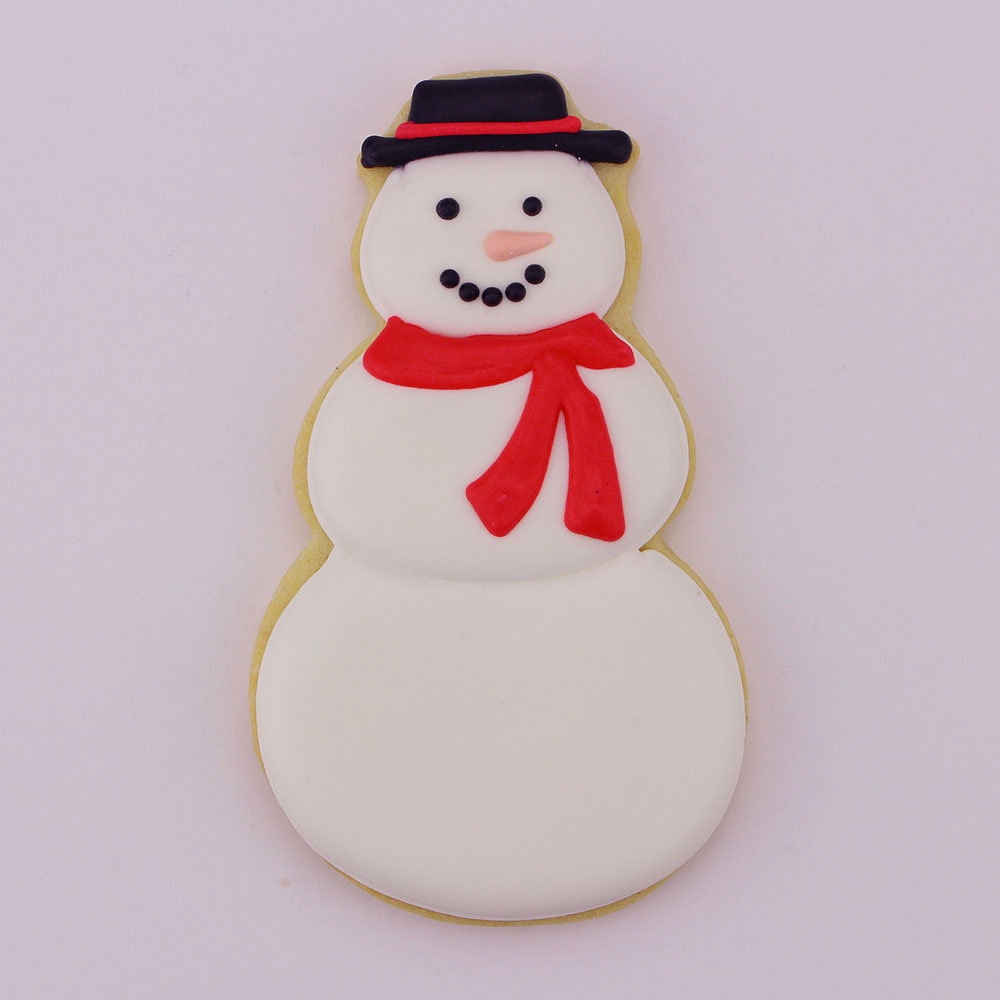 Ann Clark Snowman Cookie Cutter, 4" x 2 1/4" image 1