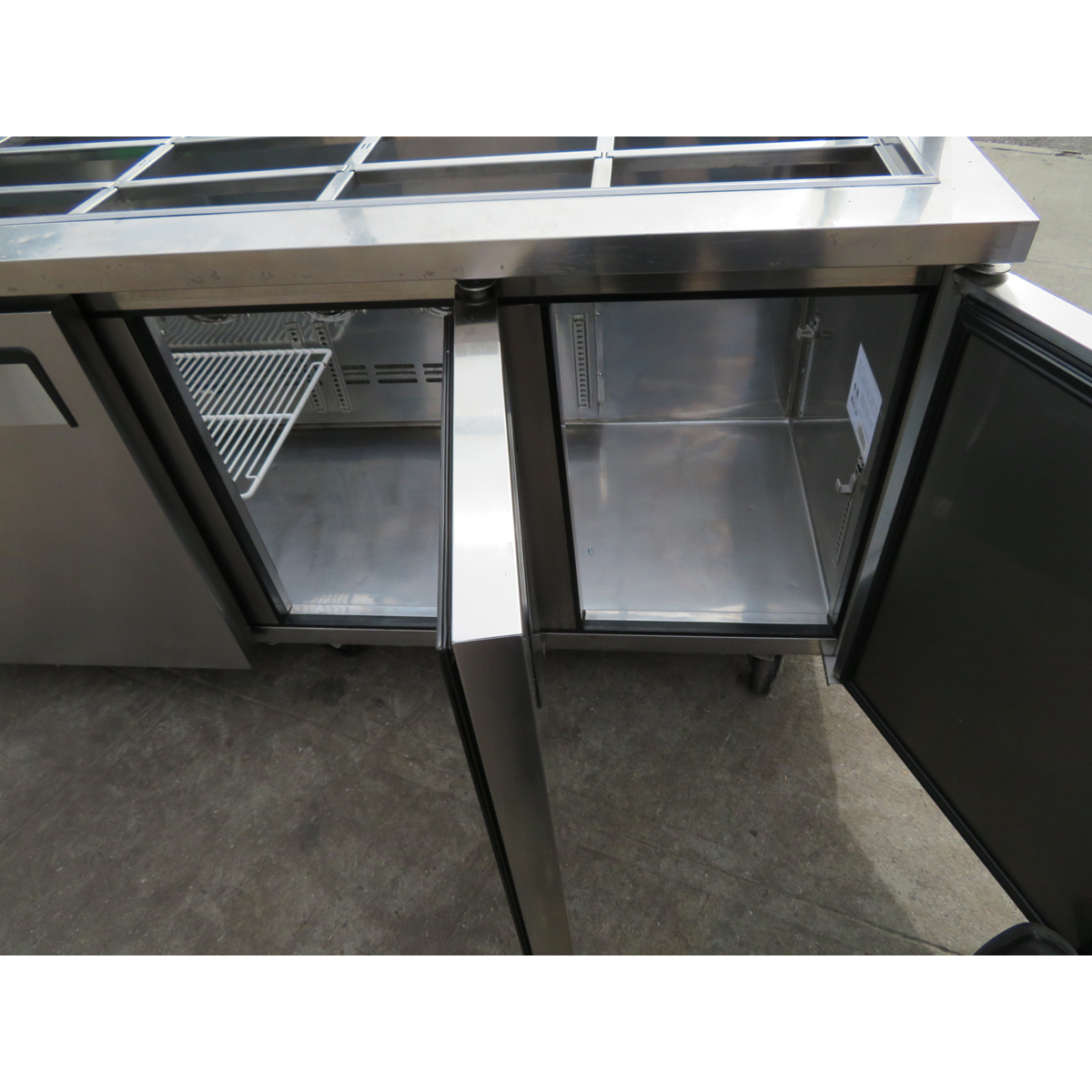 Turbo Air JBT-72 Refrigerated Salad Bar with Custom Enclosed Sneeze Guard, Used Great Condition image 3