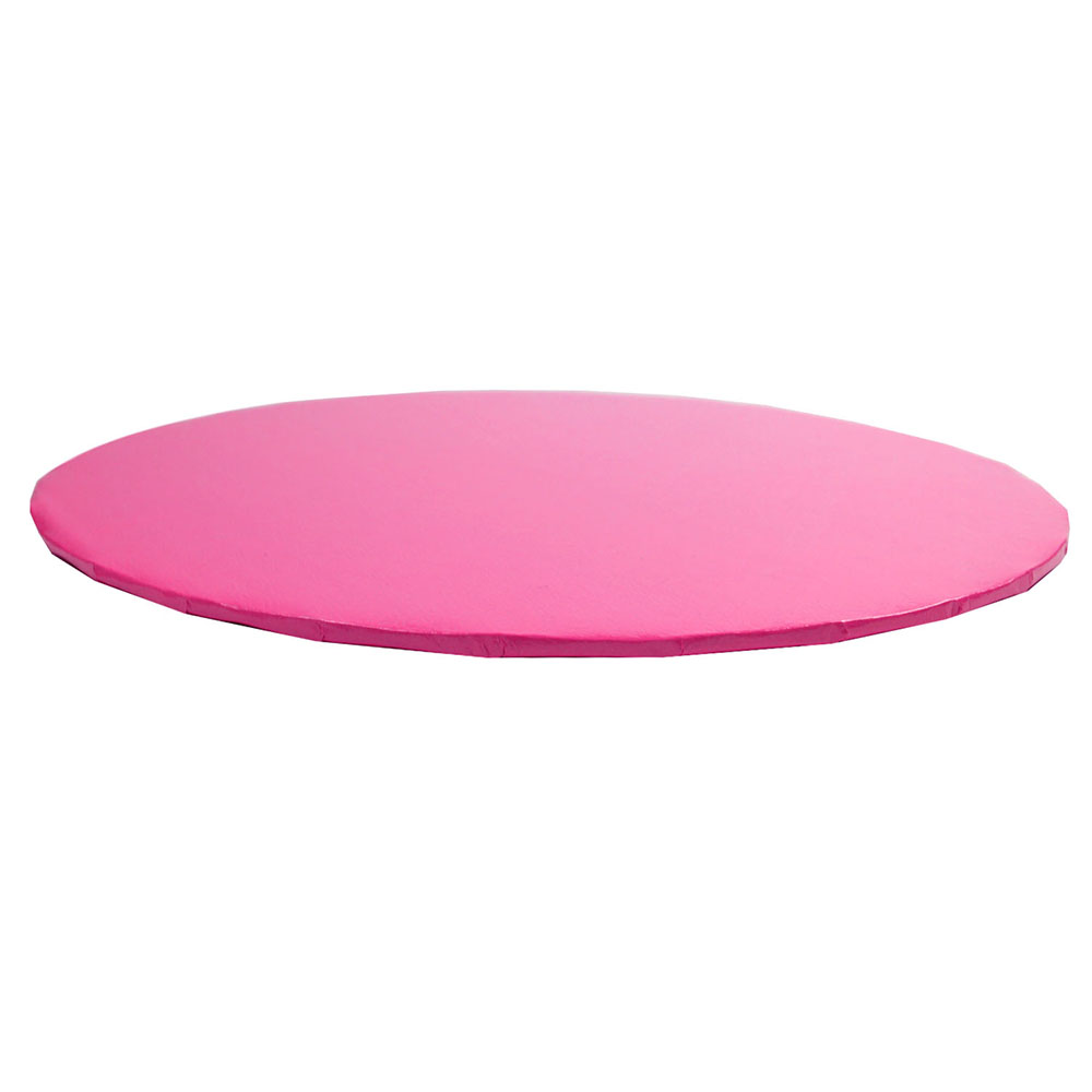 O'Creme Round Pink Cake Drum Board, 10" x 1/4" High, Pack of 10 image 1