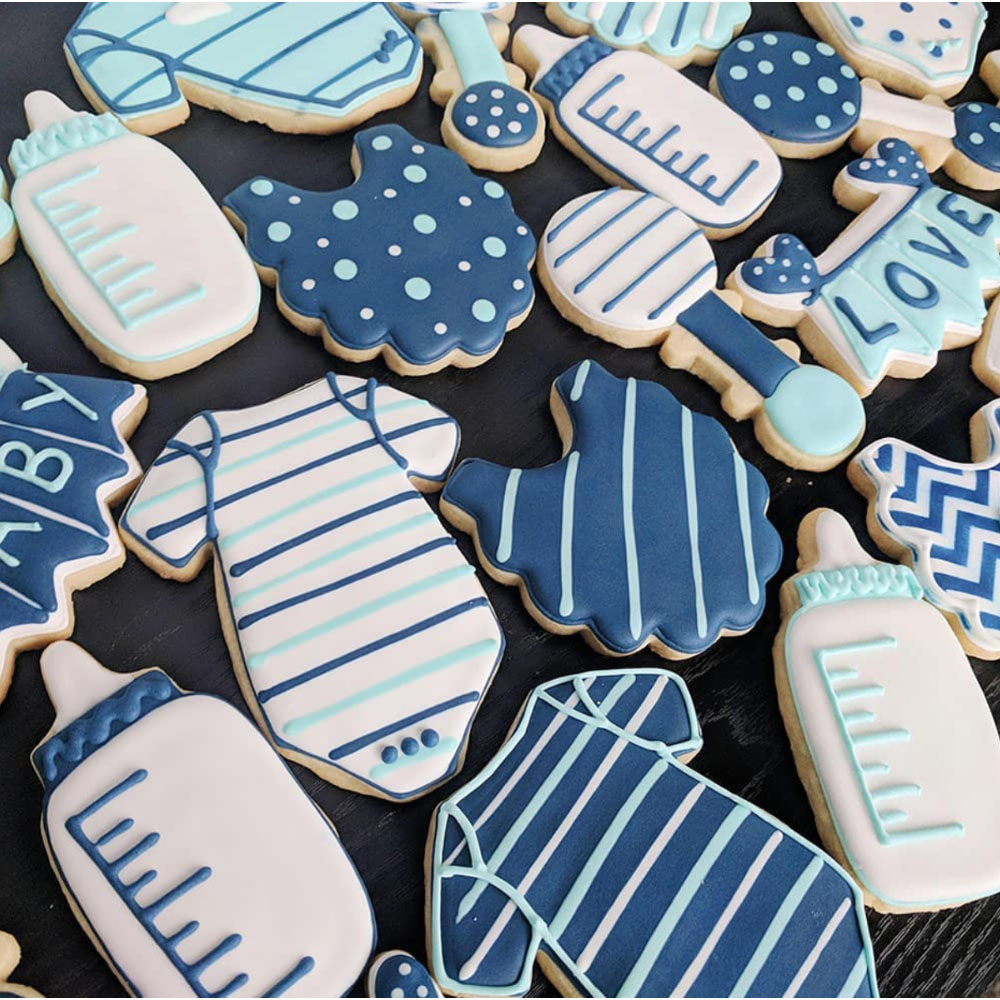 Ann Clark Baby Shower Cookie Cutter, 5 pc. Set Shaped Cookie Cutter