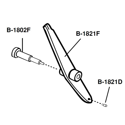 Lower Stud & Roller For Berkel 180 Slicer OEM # A-06002-1D image 2