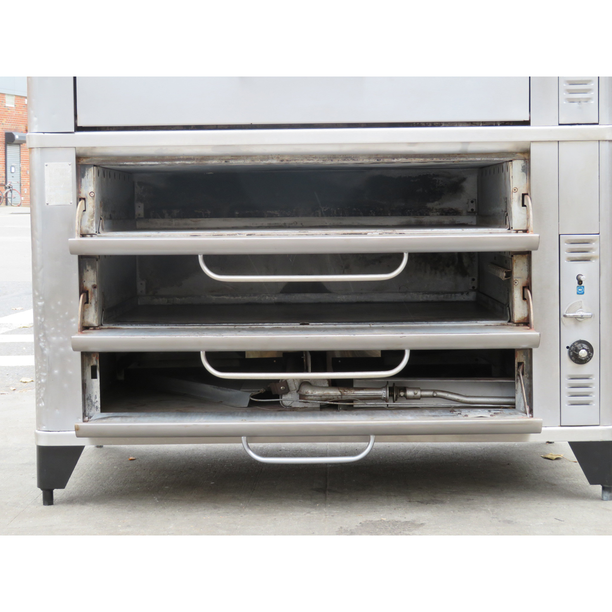 Blodgett 981/981 Double Deck Natural Gas Oven, Used Very Good Condition image 4