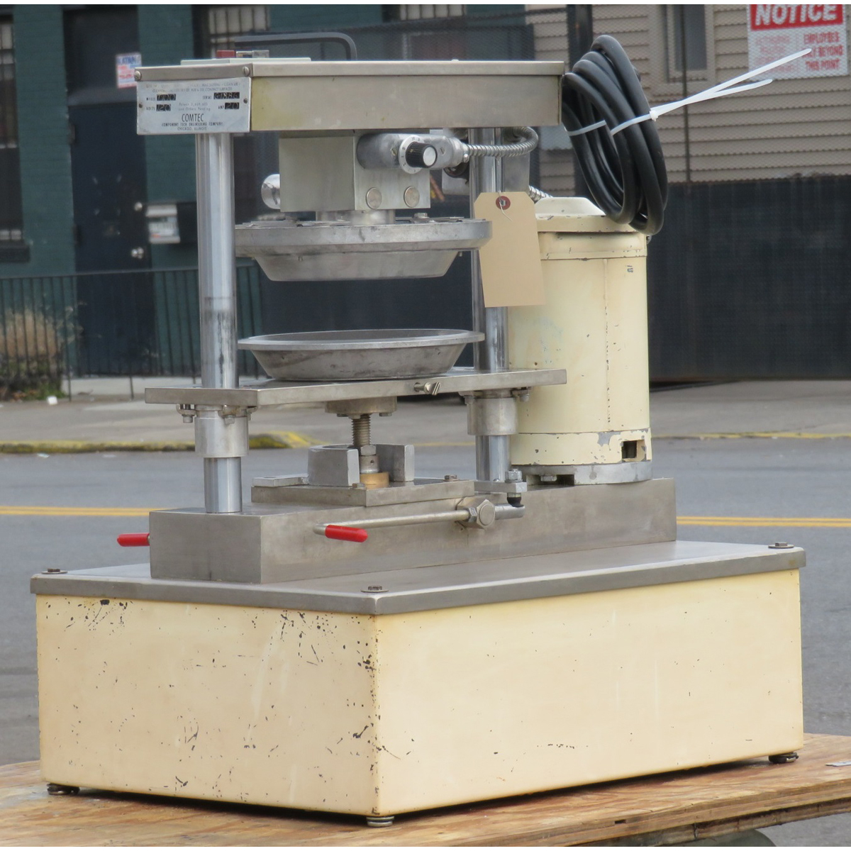 Comtec 1100 7" Pan Pie Crust Forming Press, Used Excellent Condition image 2