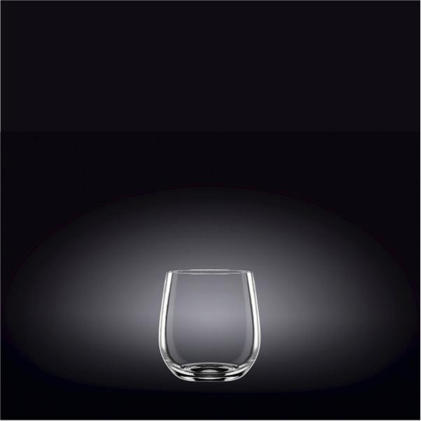 Wilmax WL-888051/2C Whisky Crystalline Glass 14 Oz (400 ml), Set of 2 in Color Box image 1