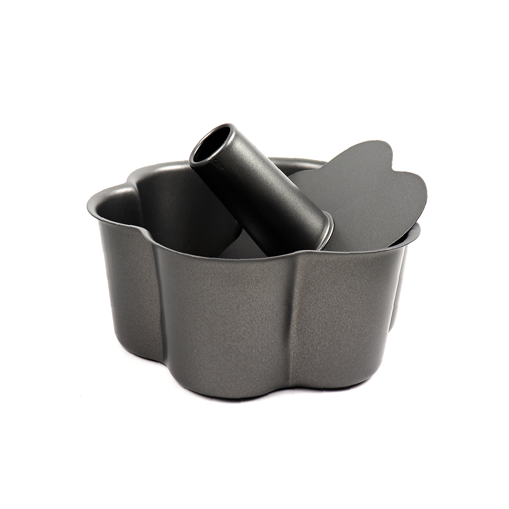 NonStick Flower Angel Food Cake Pan with Removable Bottom Angel Food