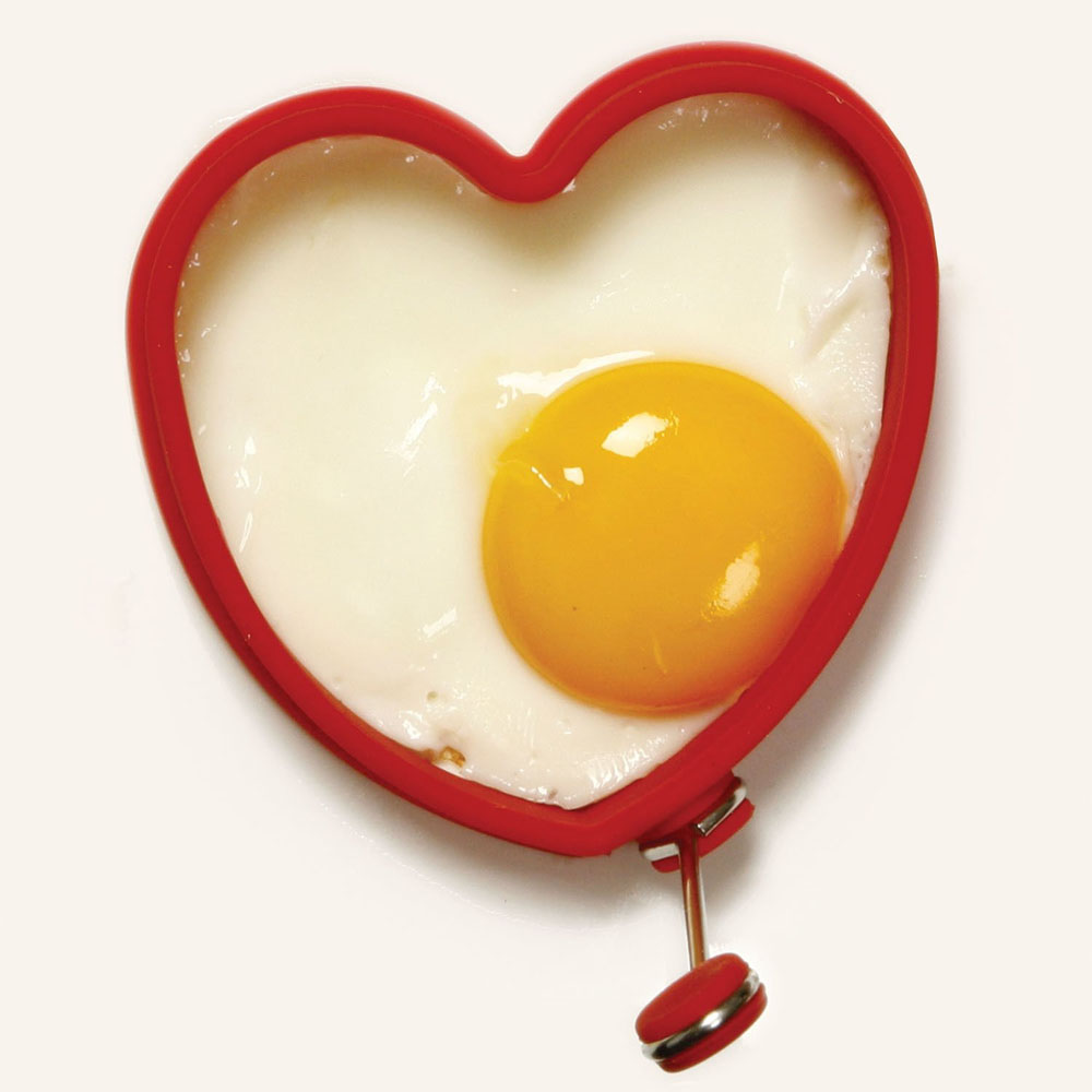 Norpro Silicone Heart Shape Egg/Pancake Ring, Set of 2 image 2