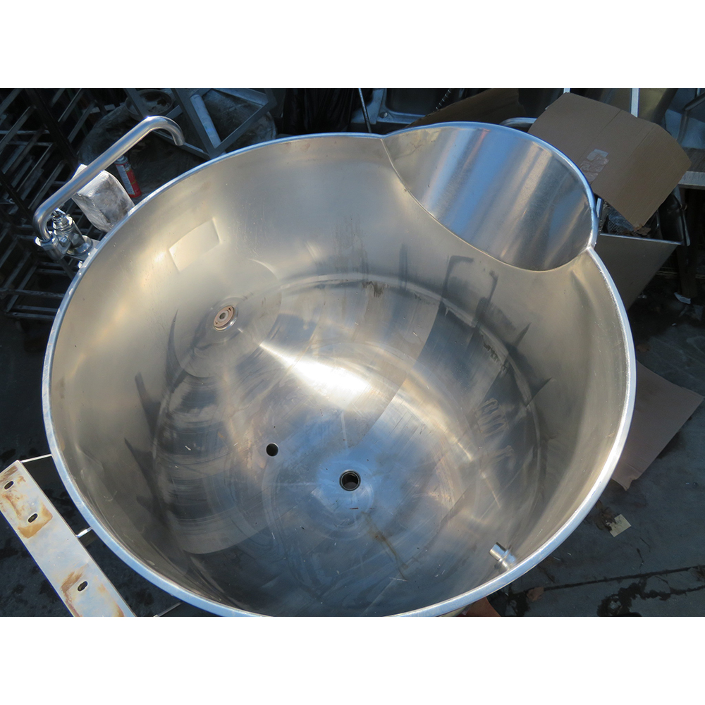Cleveland HA-MKDL-200-CC 200 Gal Direct Steam Kettle, Body & Control Box, Sold As Is image 4