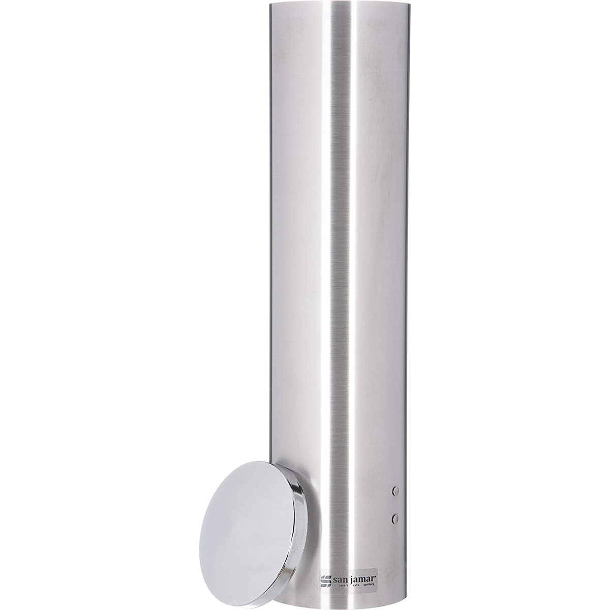 San Jamar C3250SS Stainless Steel Large Pull Type Water Cup Dispenser image 1