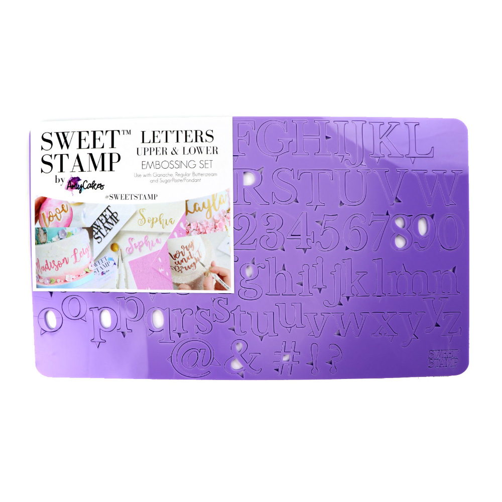 Sweet Stamp Set of Classic Upper & Lower Case Letters, Numbers & Symbols image 1